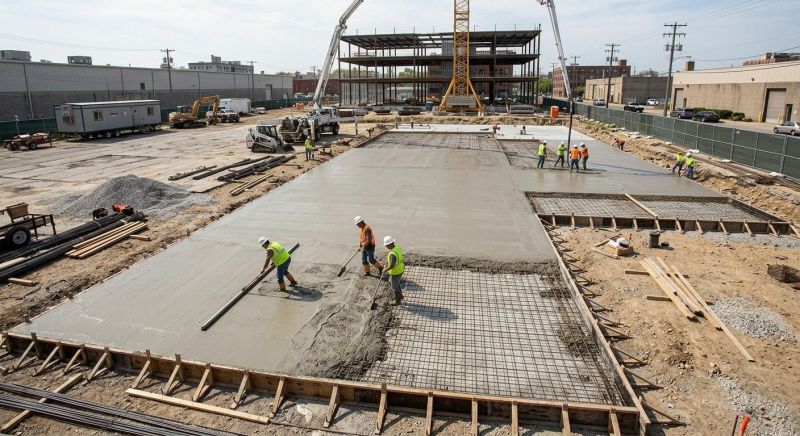Commercial Slab Construction in Lansing, MI